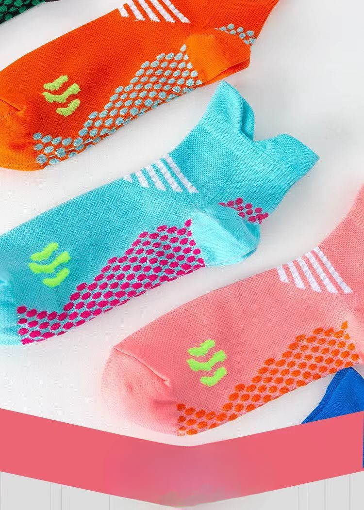 Thin Non-slip Running Socks For Fitness Badminton And Training_voghion.com