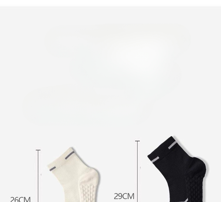Antibacterial Professional Running Mid-calf Socks With Massage Sole_voghion.com