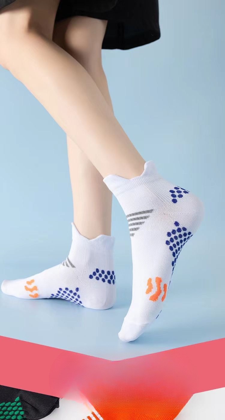 Thin Non-slip Running Socks For Fitness Badminton And Training_voghion.com
