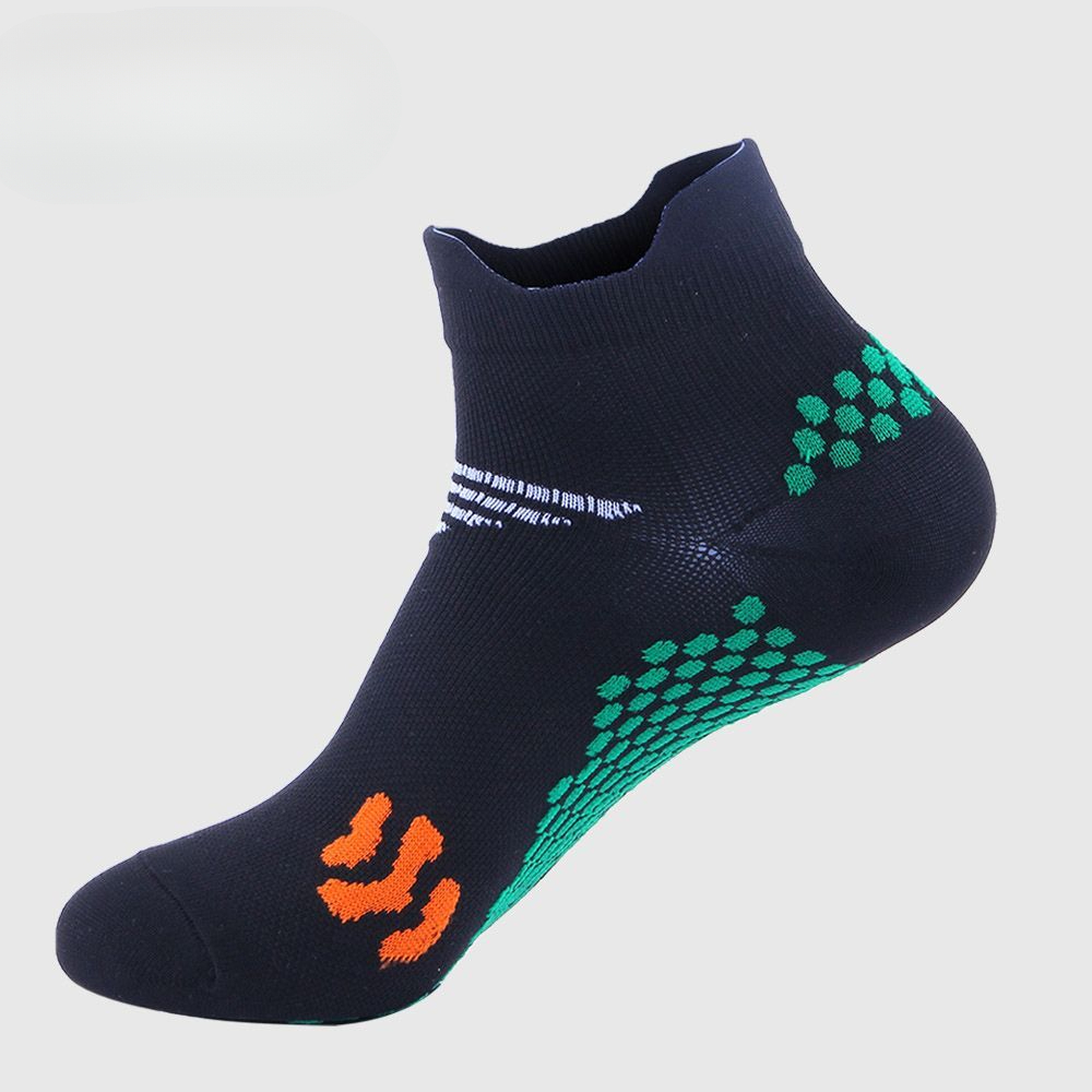 Sports Summer Thin Breathable Sweat-Absorbing Non-Slip Running Women's Gym Yoga Training Compression Socks_voghion.com