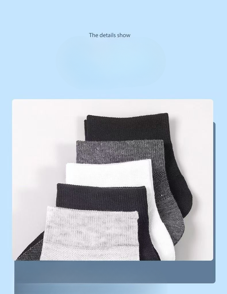 Breathable Mesh Running Socks For Sport And Business Versatile_voghion.com