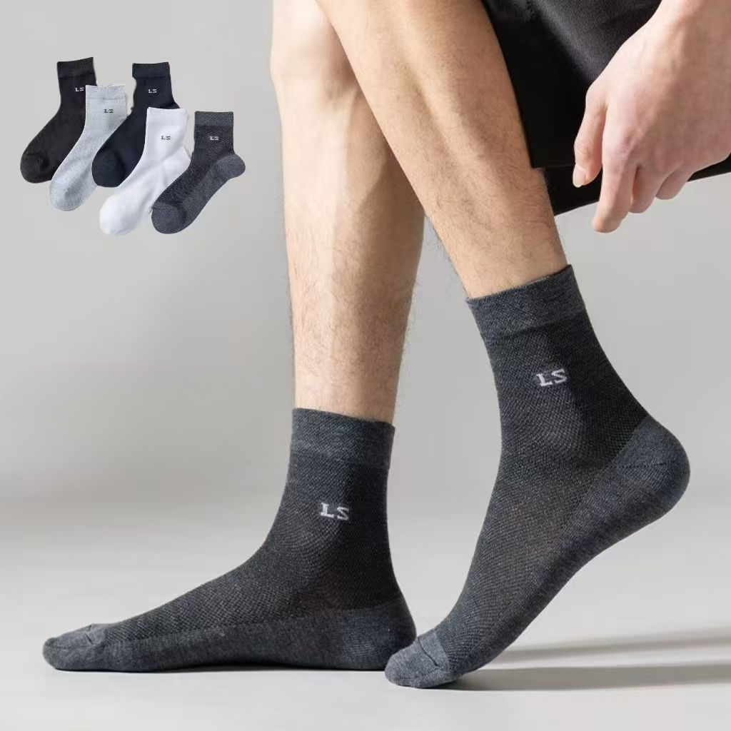 Breathable Mesh Running Socks For Sport And Business Versatile_voghion.com