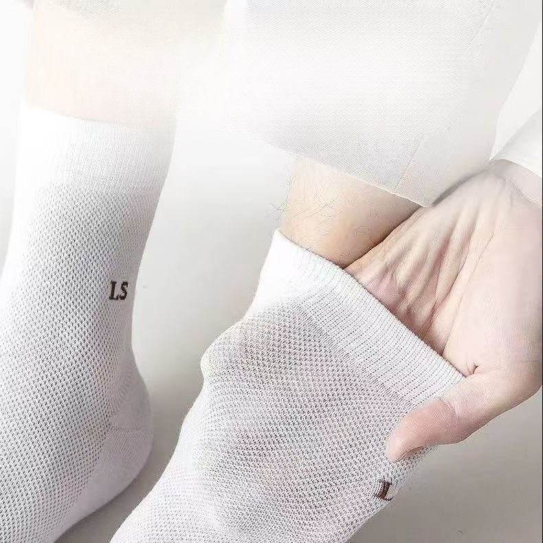 Breathable Mesh Running Socks For Sport And Business Versatile_voghion.com
