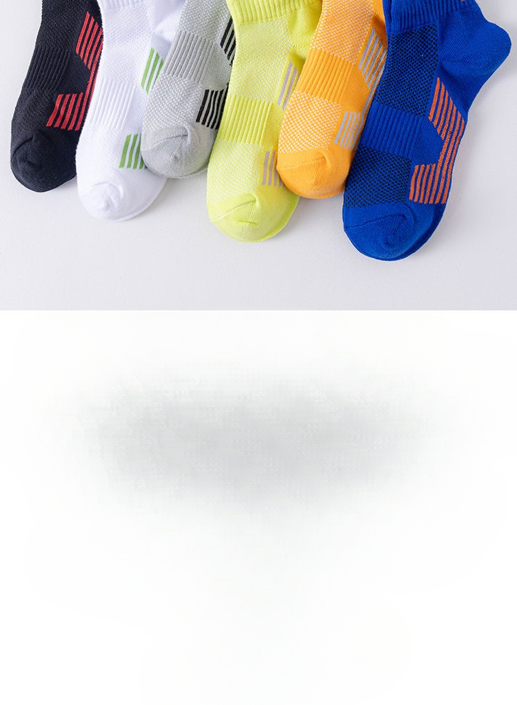 Professional Cotton Running Socks Breathable And Sweat Absorbent_voghion.com