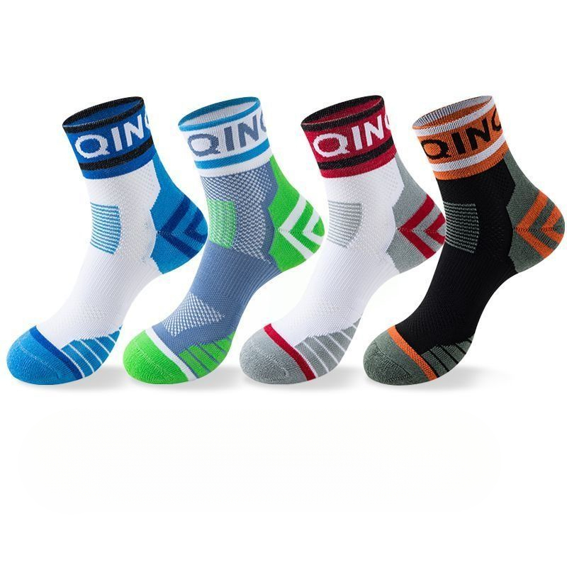 Breathable, Sweat-absorbing, Wear-resistant Running For Men And Women, Non-slip Socks, Summer Thin Mesh Versatile_voghion.com