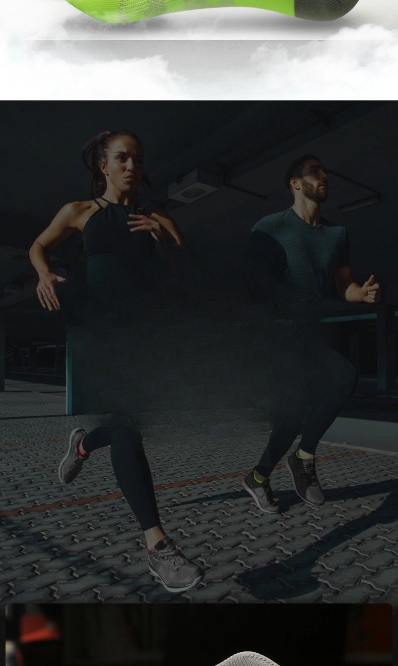 Quick-drying Breathable Running Socks For Men And Women Black_voghion.com