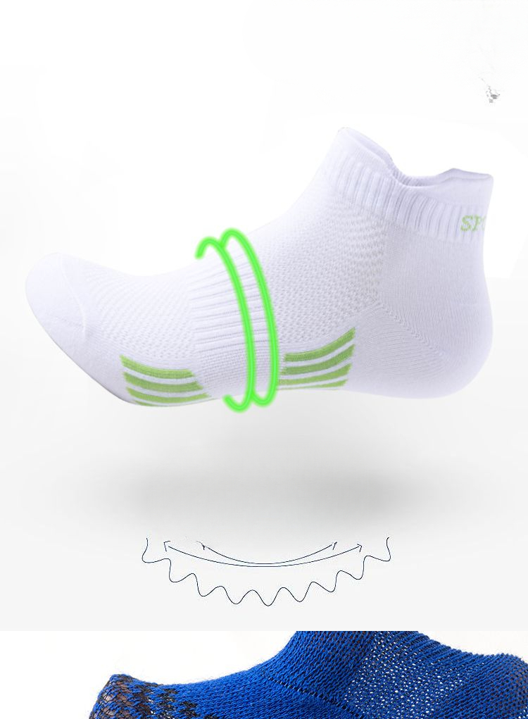 Professional Cotton Running Socks Breathable And Sweat Absorbent_voghion.com