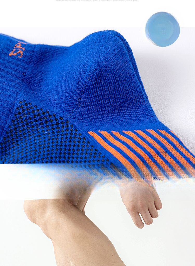 Professional Cotton Running Socks Breathable And Sweat Absorbent_voghion.com