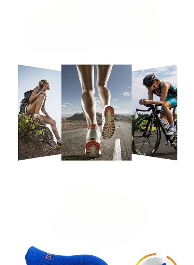 Professional Cotton Running Socks Breathable And Sweat Absorbent_voghion.com