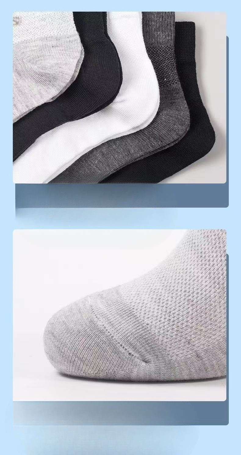 Breathable Mesh Running Socks For Sport And Business Versatile_voghion.com