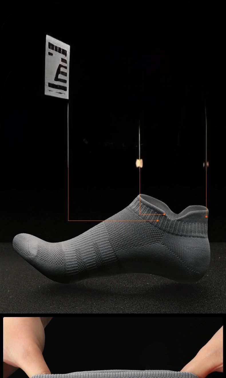 Quick-drying Breathable Running Socks For Men And Women Black_voghion.com