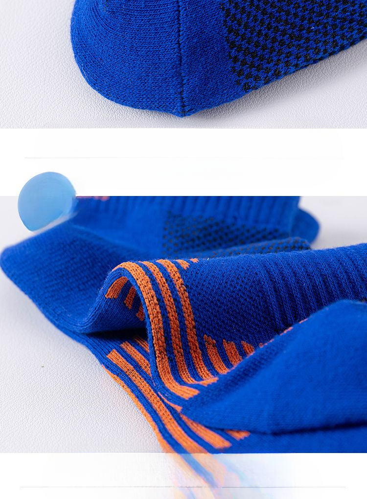Professional Cotton Running Socks Breathable And Sweat Absorbent_voghion.com
