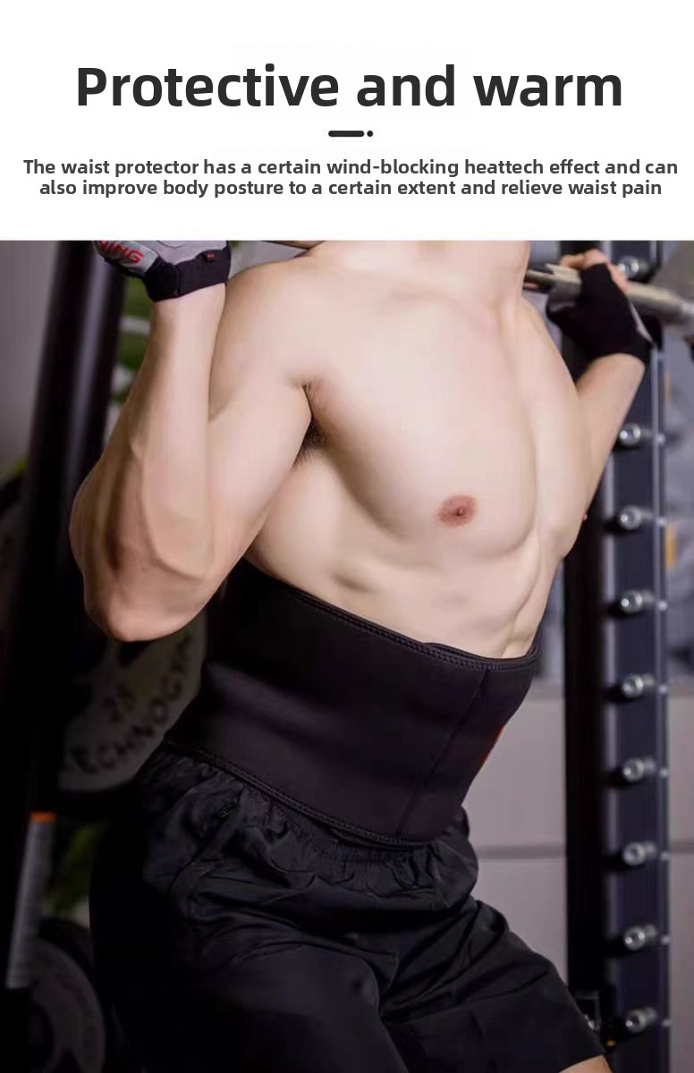 Sauna Sweat Waist Trainer For Fat Burning, Body Shaping & Warmth, Unisex Fitness Belt For Running_desvips.com