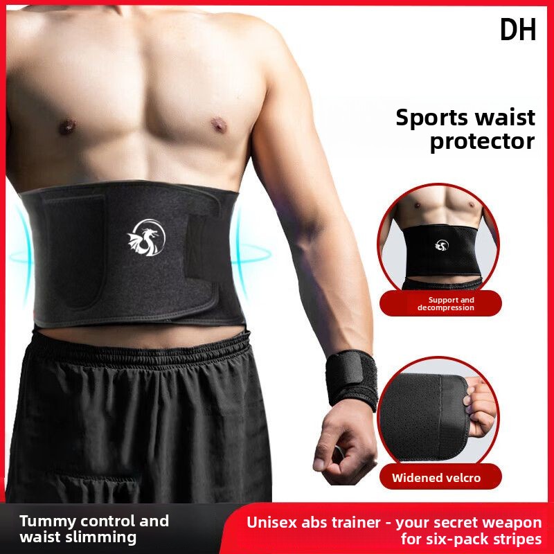 Fascia dimagrante da sauna per bruciare i grassi, modellare il corpo e mantenere il calore, cintura fitness unisex per la corsa_voghion.com