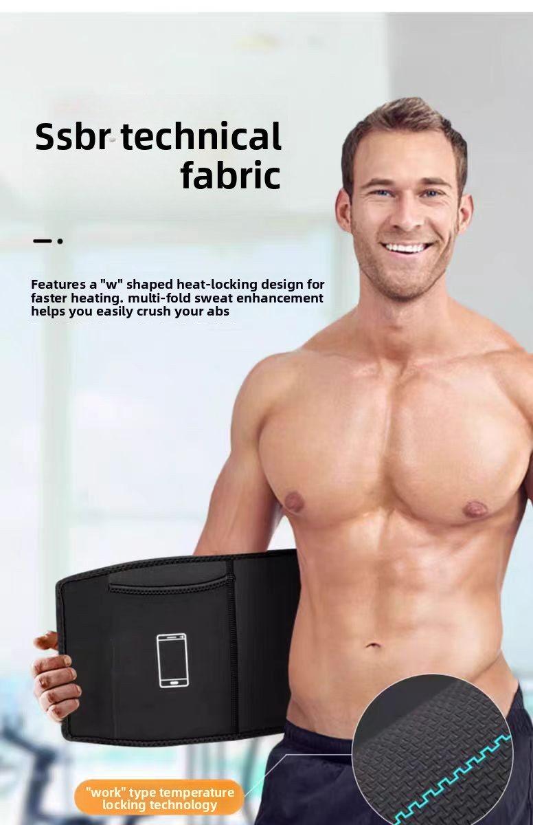 Sauna Sweat Waist Trainer For Fat Burning, Body Shaping & Warmth, Unisex Fitness Belt For Running_desvips.com