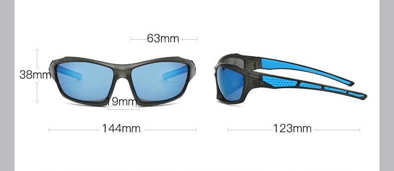 New Cross-Border Men's Polarized Sunglasses With Colorful Coating For Outdoor Night Vision, Driving, Cycling, And Sports_desvips.com