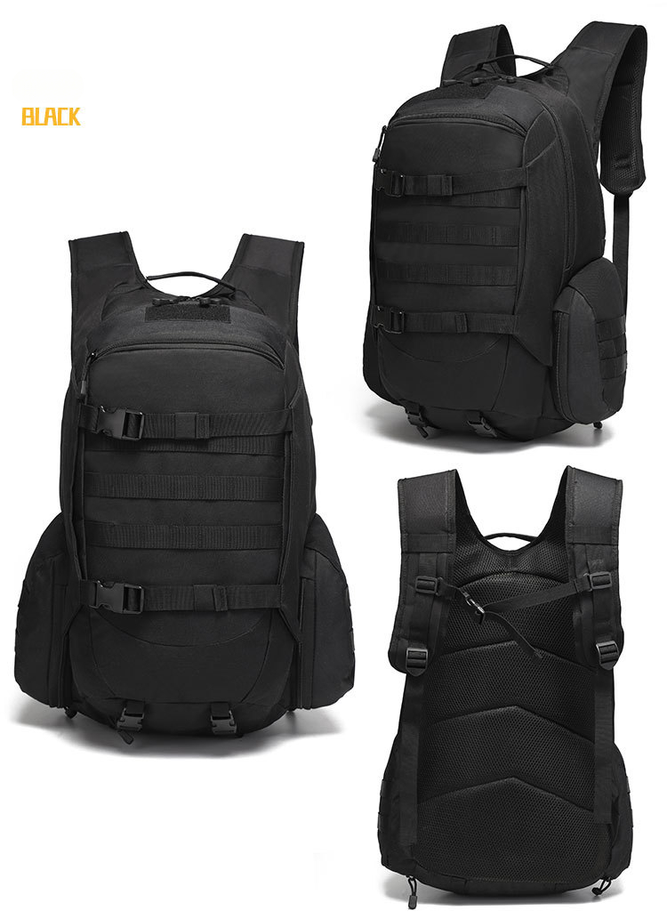 Outdoor Backpack Men's School Travel Large Capacity Business Trip Luggage Anti-Scratch Wear-Resistant Mountaineering Bag_desvips.com