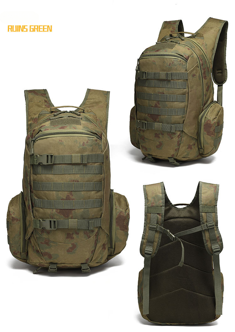 Outdoor Backpack Men's School Travel Large Capacity Business Trip Luggage Anti-Scratch Wear-Resistant Mountaineering Bag_desvips.com