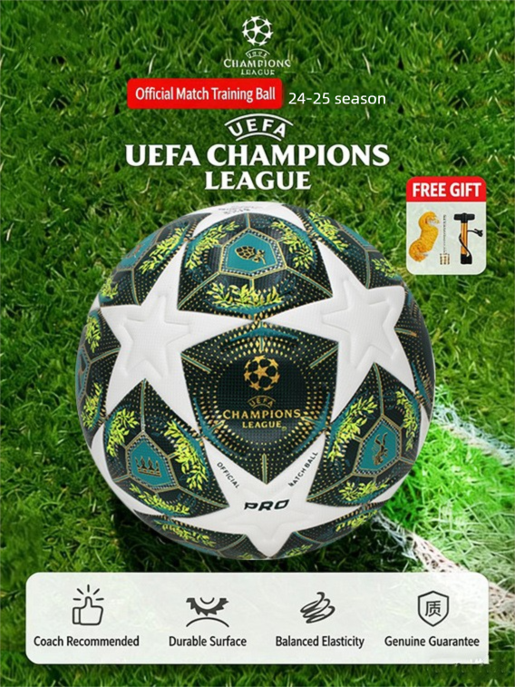 Ballon de football cousu à la machine, offrant une excellente durabilité et une bonne jouabilité._voghion.com