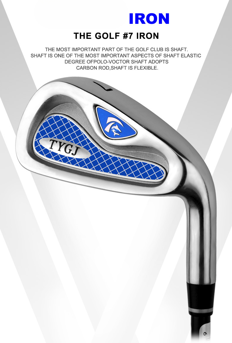 Golf Eisen 7 Für Anfänger Mit Carbonschaft Unisex Übungsschläger_voghion.com