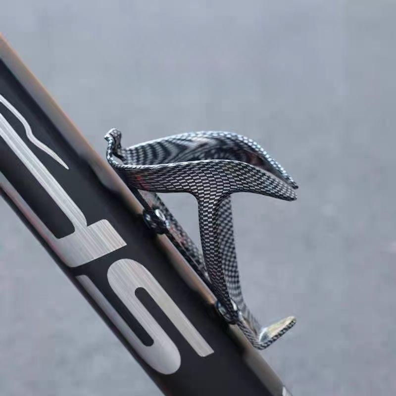 Portabidón para bicicleta con patrón de carbono integrado ABS para montaña, portabidón para bicicleta de carretera, equipo de ciclismo_voghion.com