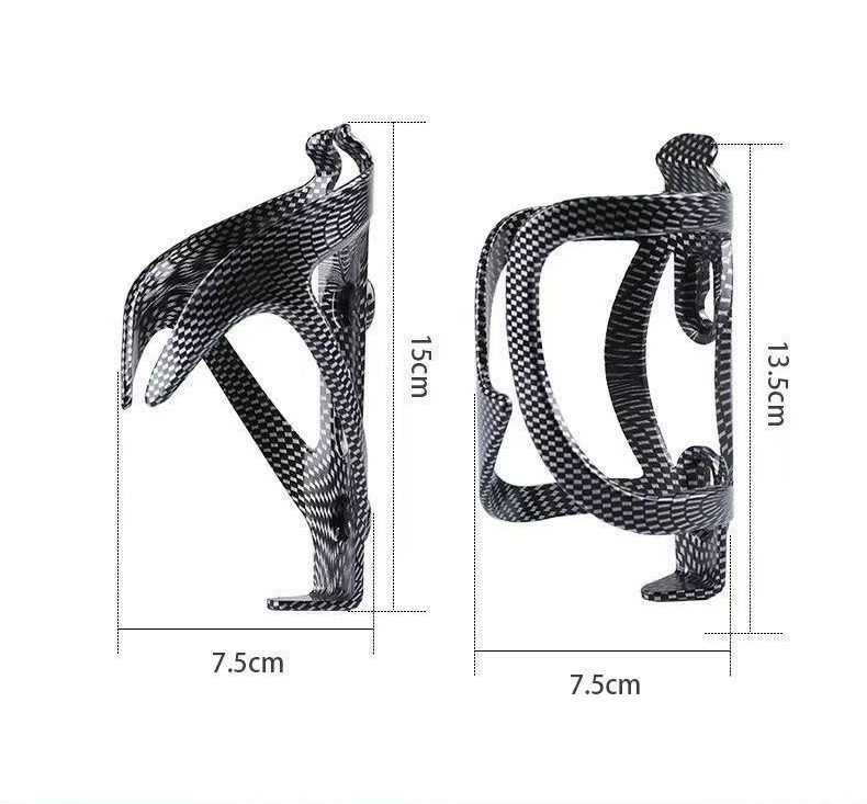 Portabidón para bicicleta con patrón de carbono integrado ABS para montaña, portabidón para bicicleta de carretera, equipo de ciclismo_voghion.com