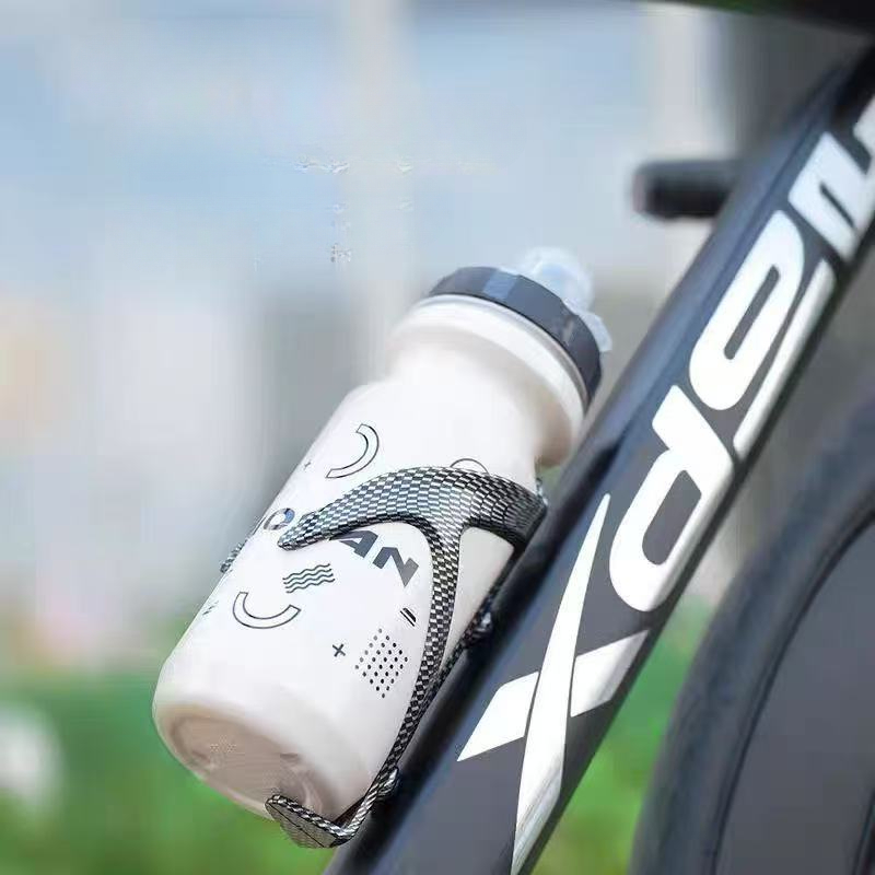 Portabidón para bicicleta con patrón de carbono integrado ABS para montaña, portabidón para bicicleta de carretera, equipo de ciclismo_voghion.com