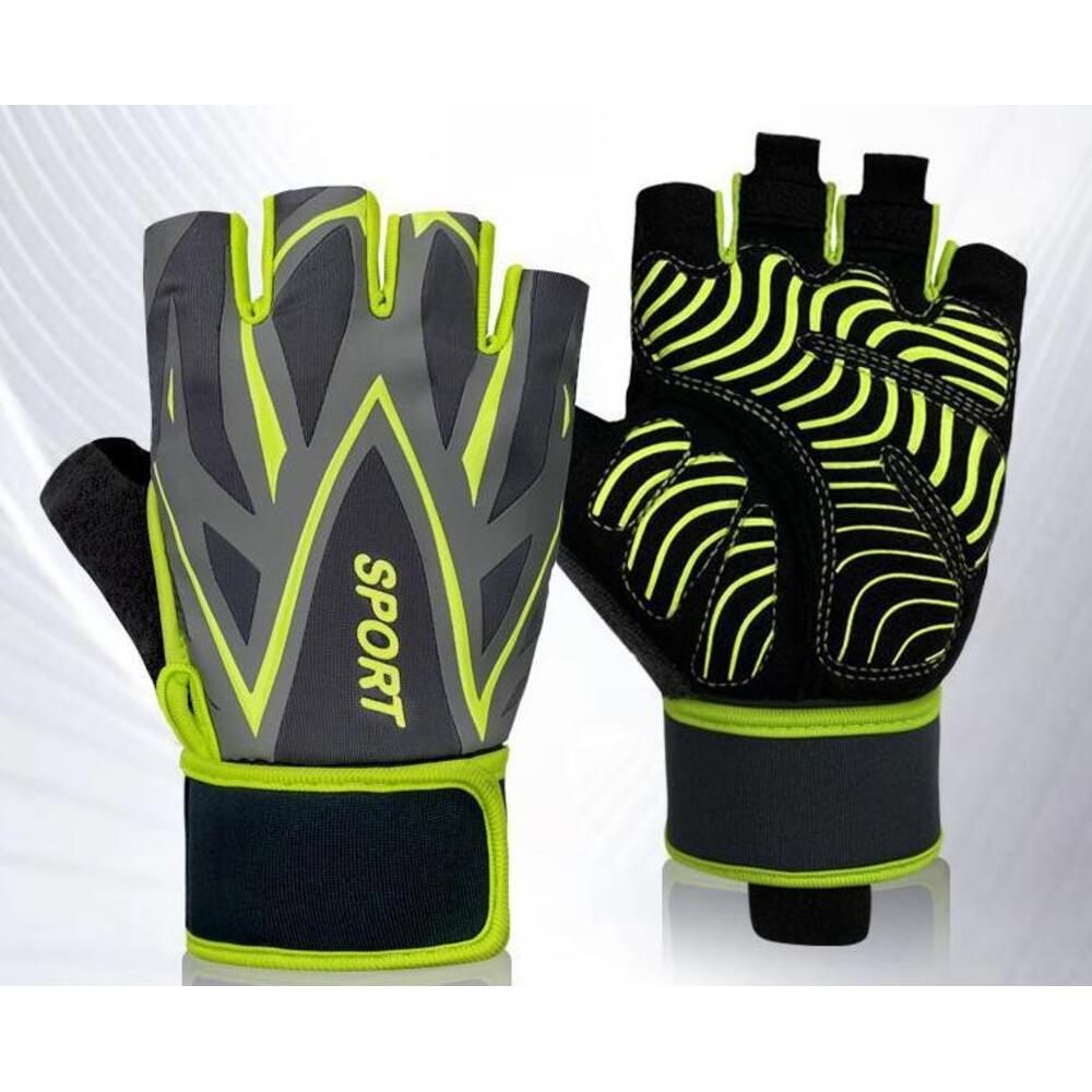 Gants de fitness demi-doigts pour hommes et femmes, sans doigts, printemps/été, cyclisme en extérieur, entraînement de combat, antidérapants et respirants, idéaux pour le printemps et l'été. Gants de fitness pour hommes et femmes, parfaits pour le cyclisme et l'entraînement de combat en extérieur._voghion.com