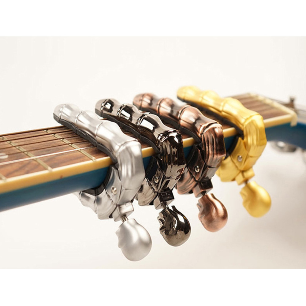 Capotasto a forma di teschio fantasma, Accessori per chitarra, Accessori per strumenti musicali_voghion.com
