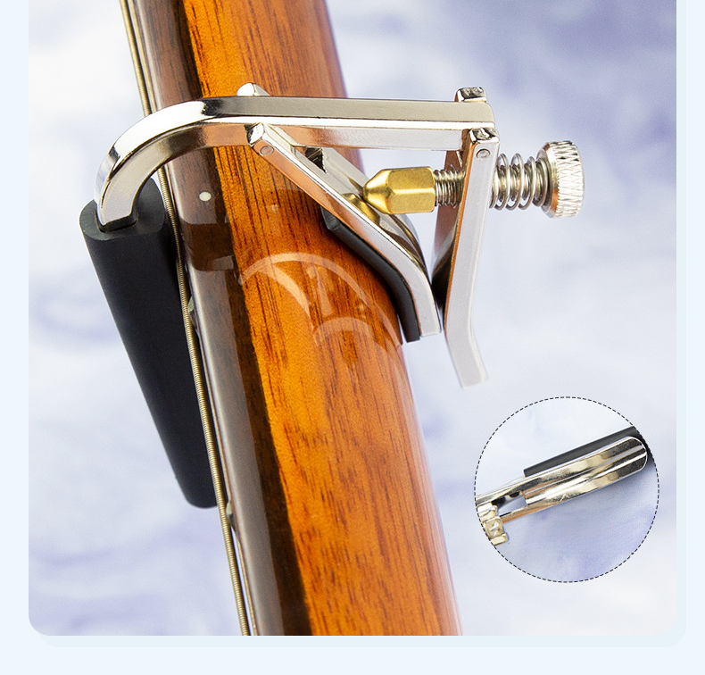 Capotasto in metallo Alice A007V-C per chitarra - Accessori speciali per chitarre classiche_voghion.com