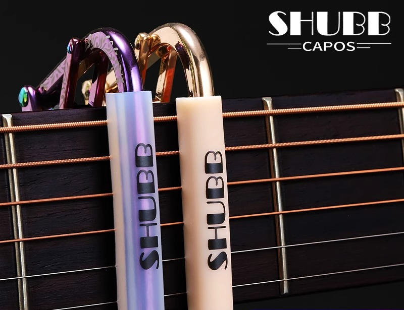 SHUBB C1 Violet Advanced Classical Folk Electric Guitar Special Tuning Capo_voghion.com