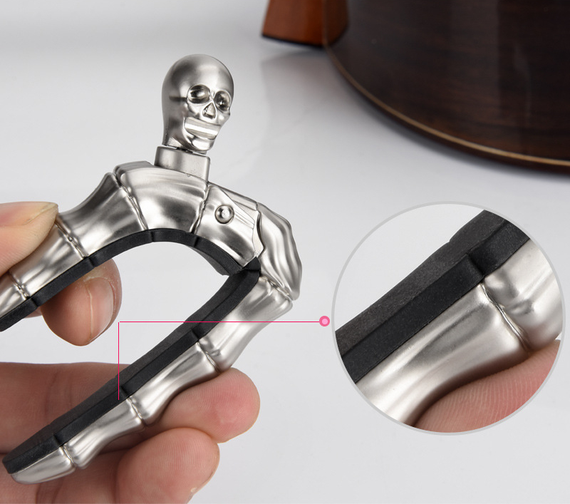 Capotasto a forma di teschio fantasma, Accessori per chitarra, Accessori per strumenti musicali_voghion.com