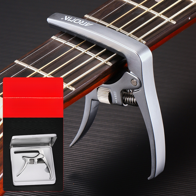 Capotraste universal AROMA AC-30 para guitarras folk, clássicas e eletroacústicas - Acessórios para instrumentos de guitarra_voghion.com
