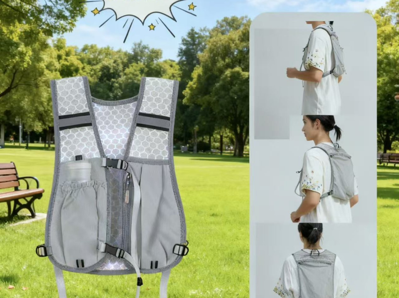 Atmungsaktive Outdoor-Laufweste mit mehreren Taschen, Weste zum Wandern und Bergsteigen, tragbare Funktions-Sportweste_voghion.com