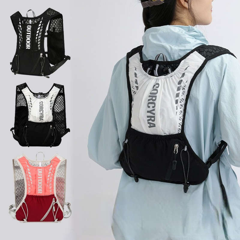 Runni Trinkweste für Damen und Herren, sofort lieferbar. Geeignet für Outdoor-Aktivitäten wie Crosslauf, Radfahren, Bergsteigen und Marathon._voghion.com