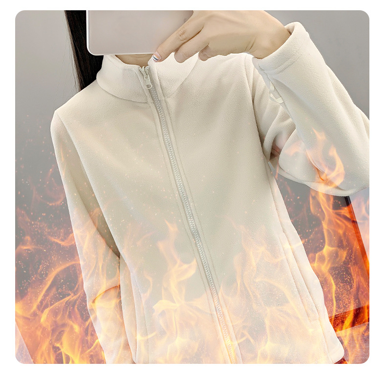 Three-in-one Outdoor Hiking Jacket Detachable Graphene Windbreaker_voghion.com