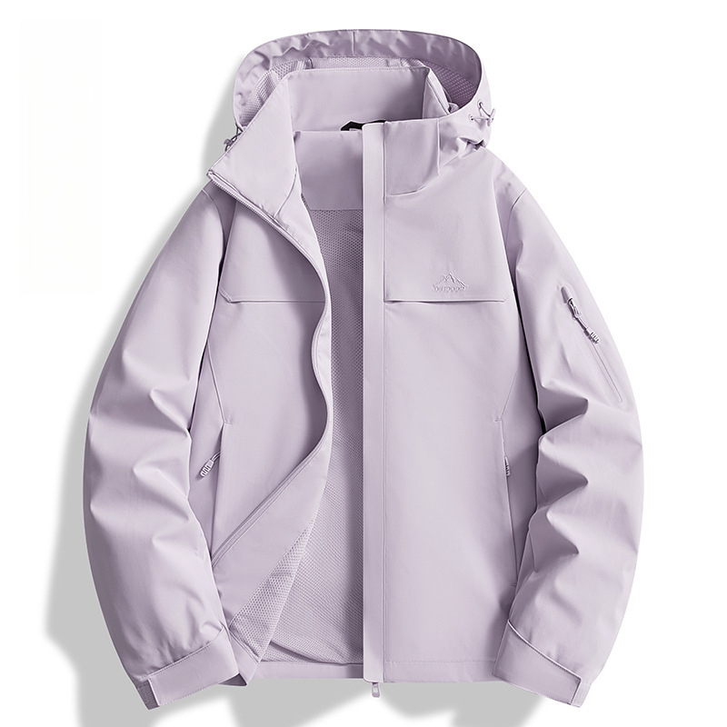 2025 New Men's Women's Spring And Autumn Outdoor Casual Windproof Waterproof Breathable Cycling Trendy Hiking Jackets_voghion.com