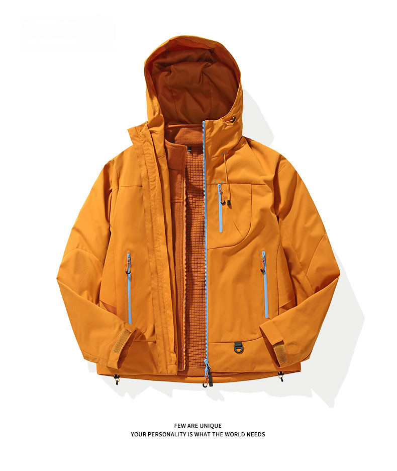 Kongshan Yu Hard Shell Jacket Men, Windproof Waterproof Jacket_voghion.com