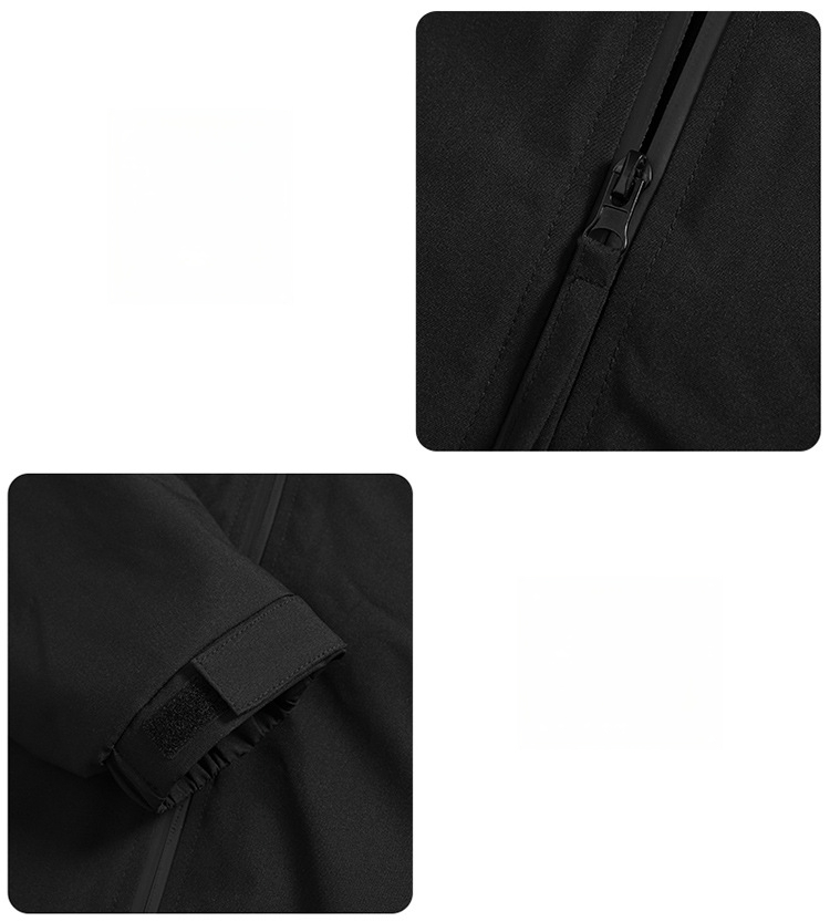 Soft Shell Hiking Jacket Windproof Waterproof Three-in-one_voghion.com