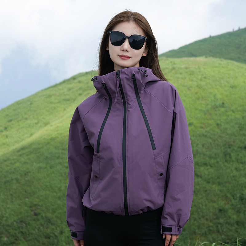 Soft Shell Short Three-in-one Autumn Winter, Outdoor Windproof Waterproof, Super Stylish Jacket For Travel And_voghion.com
