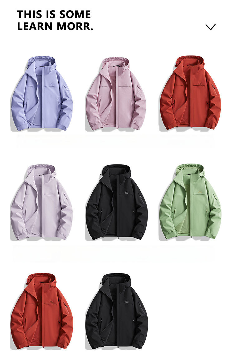 Waterproof Windproof Breathable Hiking Jacket For Men And Women_voghion.com