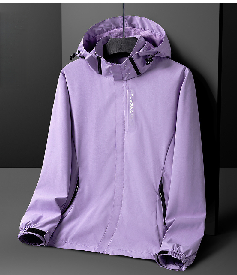 Women's Outdoor Hiking Jacket Waterproof Windproof Lightweight_voghion.com