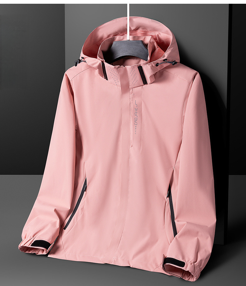 Women's Outdoor Hiking Jacket Waterproof Windproof Lightweight_voghion.com