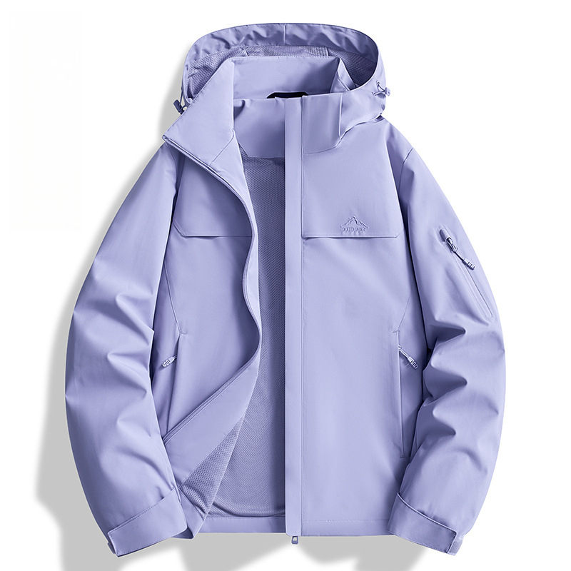 2025 New Men's Women's Spring And Autumn Outdoor Casual Windproof Waterproof Breathable Cycling Trendy Hiking Jackets_voghion.com
