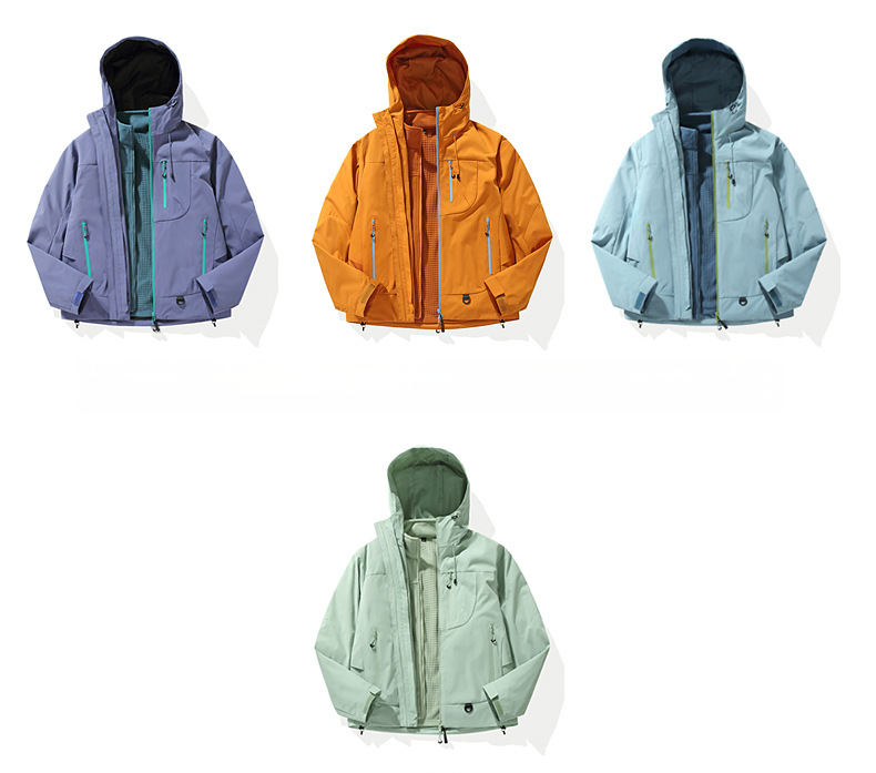 Kongshan Yu Hard Shell Jacket Men, Windproof Waterproof Jacket_voghion.com