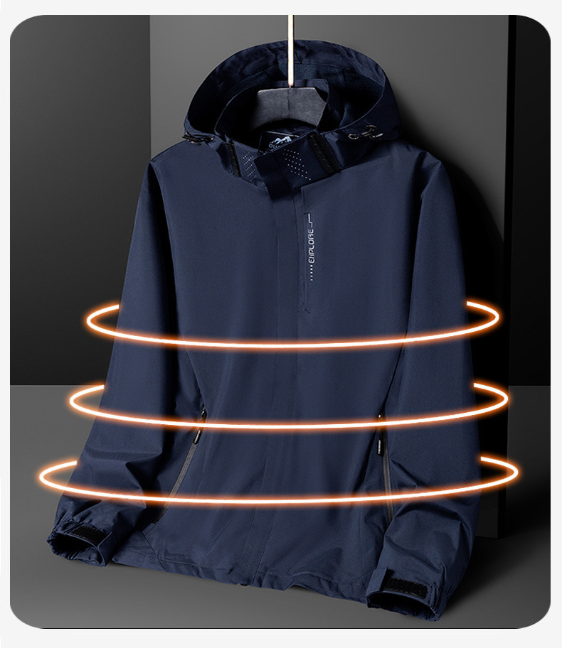 Women's Outdoor Hiking Jacket Waterproof Windproof Lightweight_voghion.com