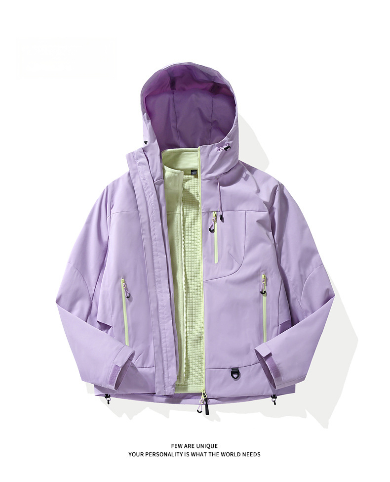 Kongshan Yu Hard Shell Jacket Men, Windproof Waterproof Jacket_voghion.com