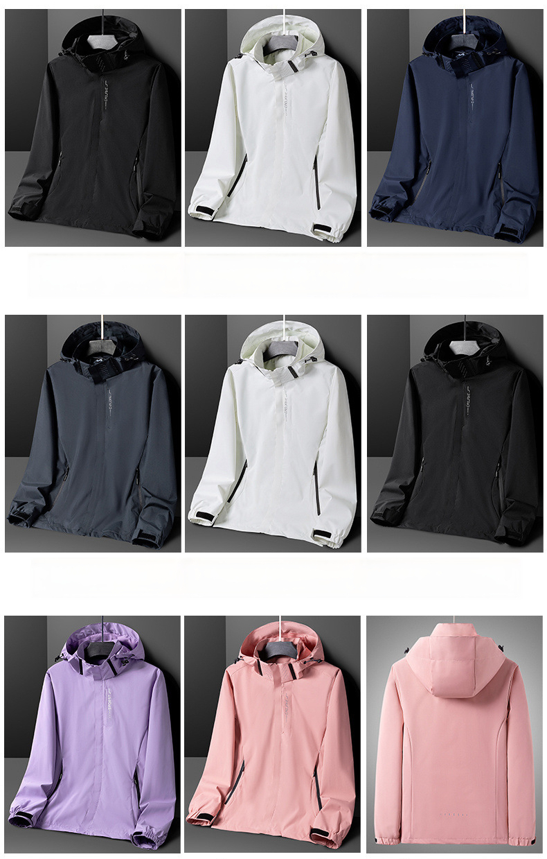 Women's Outdoor Hiking Jacket Waterproof Windproof Lightweight_voghion.com