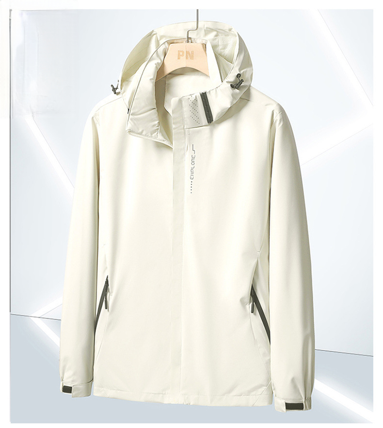 Waterproof Hooded Hiking Jacket For Men And Women, Windproof_voghion.com