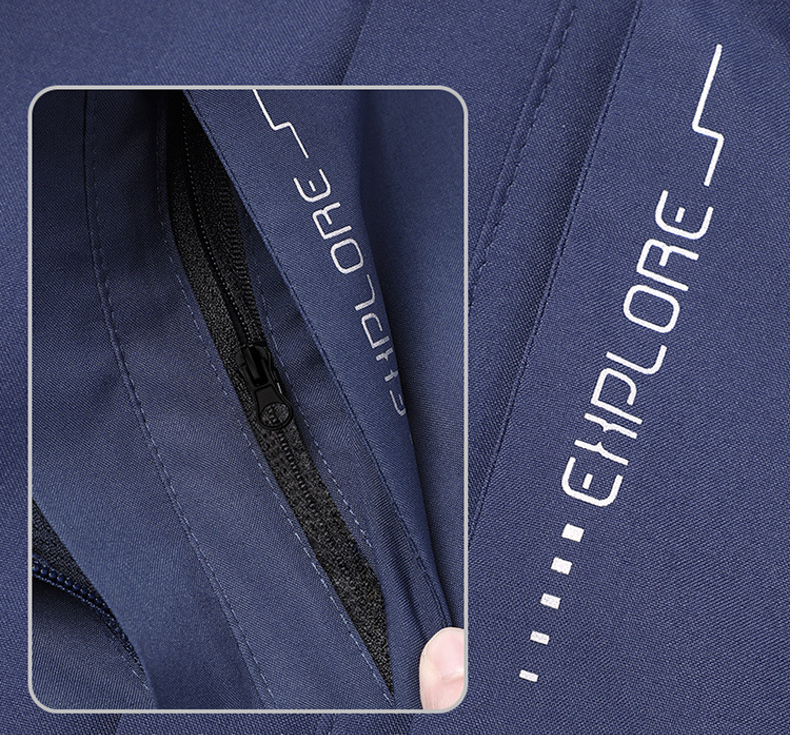 Waterproof Hooded Hiking Jacket For Men And Women, Windproof_voghion.com